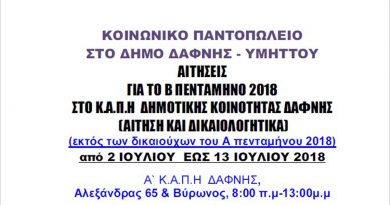 Κοινωνικό Παντοπωλείο – ΜΚΟ «ΑΠΟΣΤΟΛΗ» Αιτήσεις για το Β’ ΠΕΝΤΑΜΗΝΟ 2018 Κοινωνικό Παντοπωλείο – ΜΚΟ «ΑΠΟΣΤΟΛΗ» Αιτήσεις για το Β’ ΠΕΝΤΑΜΗΝΟ 2018