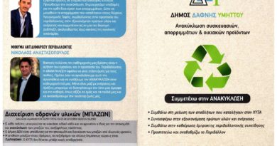 Ανακύκλωση συσκευασιών απορριμμάτων & οικιακών προϊόντων