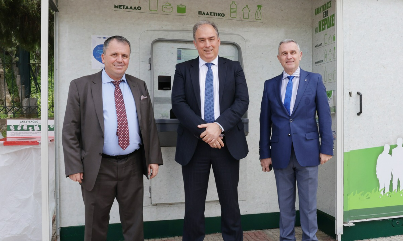 Συνάντηση Δημάρχου Νικόλαου Τσιλίφη με Πρόεδρο ΤΕΧΑΝ, Απόστολο Μούργο, & Γενικό Διευθυντή, Δημήτριο Τσουβάλα