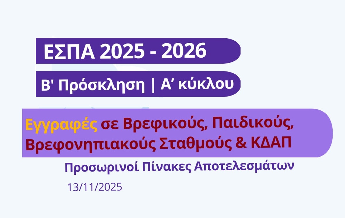 Υποβολή ενστάσεων μέσω του προγράμματος ΕΣΠΑ 2025-2026 | Β’ Πρόσκληση, Α’ κύκλου