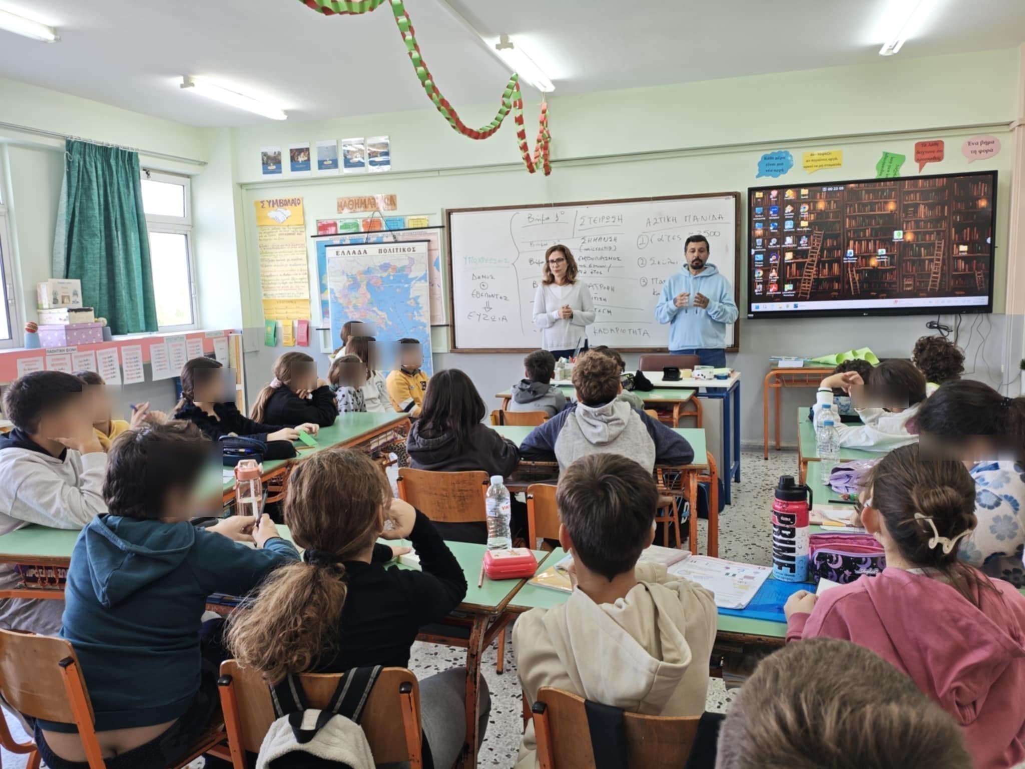 Επίσκεψη του Γραφείου Φιλοζωίας στο 9ο Δημοτικό Σχολείο Δάφνης