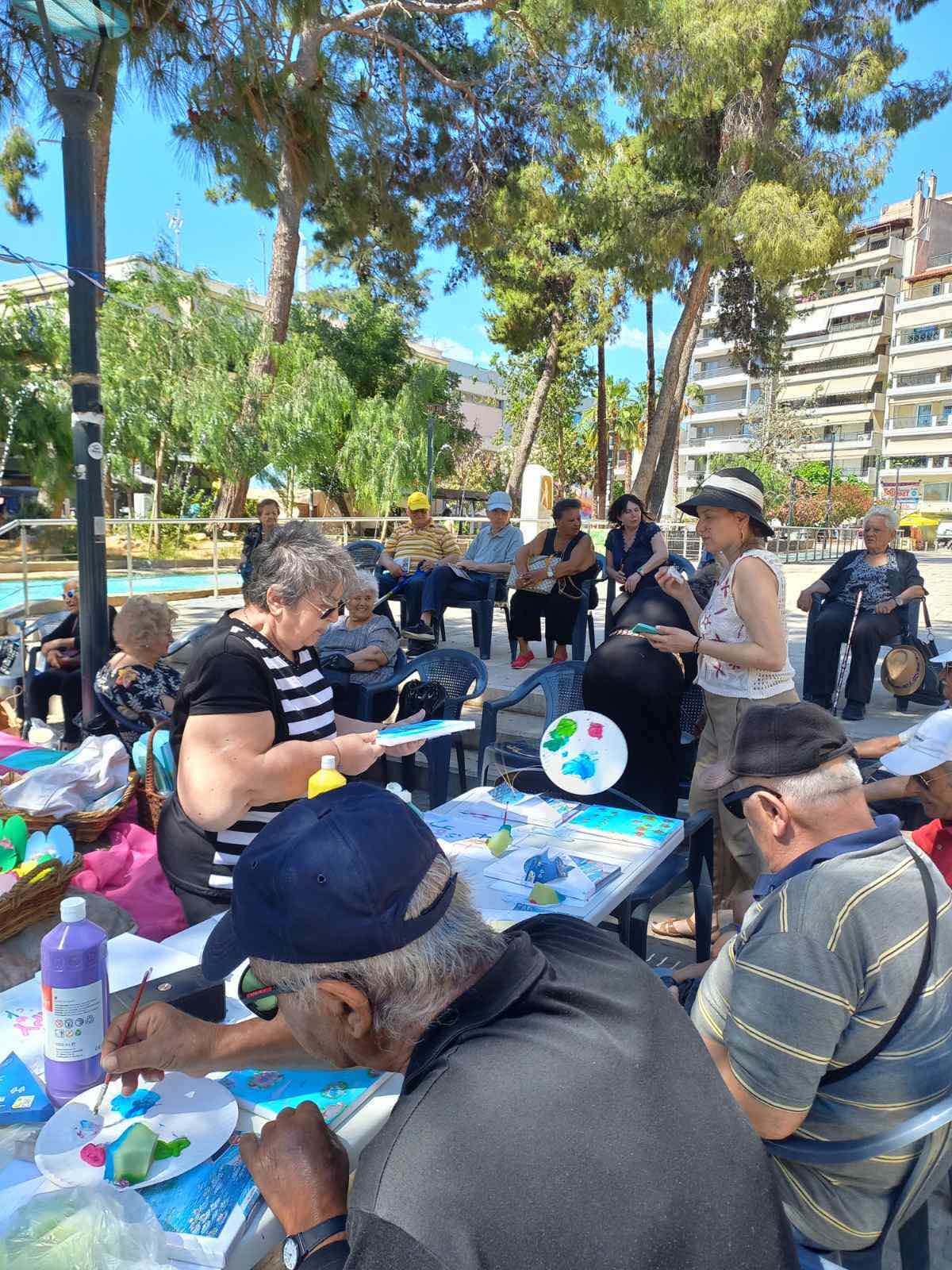 Καλοκαιρινή δράση του Κ.Η.Φ.Η. και των Κ.Α.Π.Η. στην Πλατεία Δημαρχείου Δάφνης 